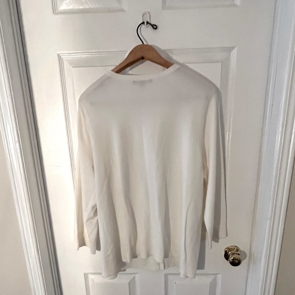 Cream button up sweater - Picture 2 of 3